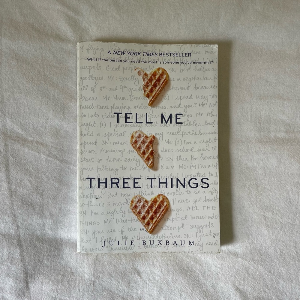 Tell Me Three Things Book